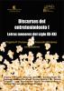 Cubierta para Discursos del entretenimiento I: letras menores del siglo XX-XXI